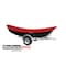 Eevelle Boat Cover DRIft BOAT, Outboard Fits 10ft L up to 84in W Red SFDFT1084B-RED - alternate 1
